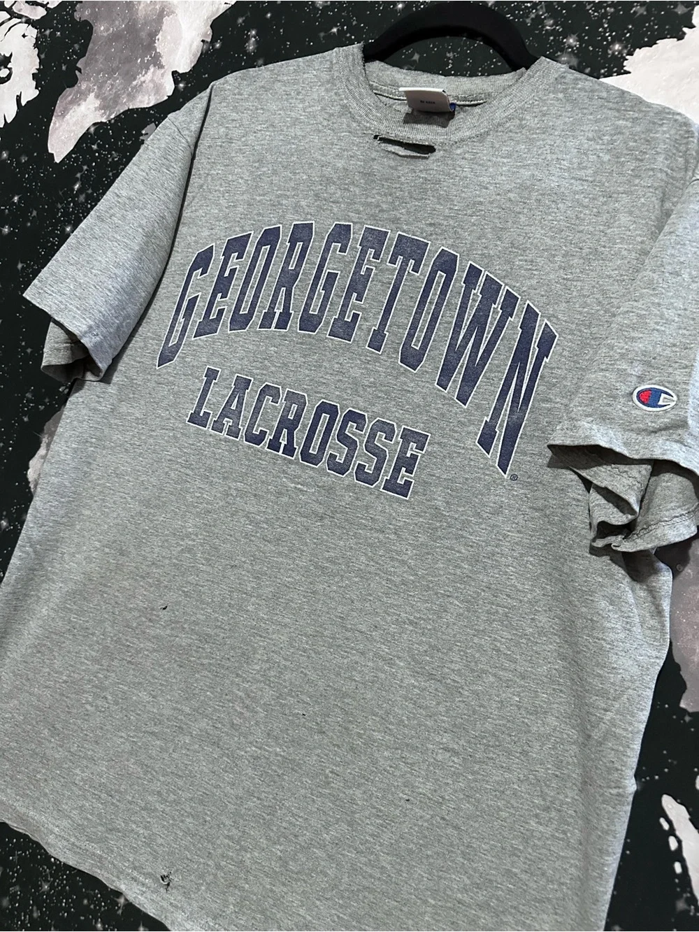 Georgetown Lacrosse Athletic Team Shirt - Picture 2 of 13